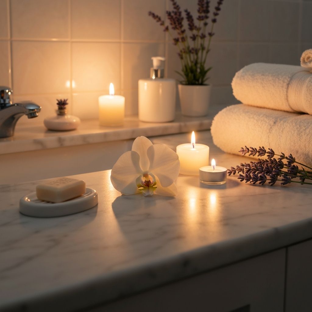 Ambiente nocturno de relajación y cuidado